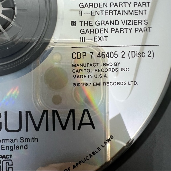 EUC - pink floyd ummagumma CD set - 1987 capitol records – CDPB 7 46405 2 - Picture 14 of 14